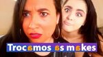 TROCAMOS AS NOSSAS MAKES!!! / AMANDA LOPES - YouTube